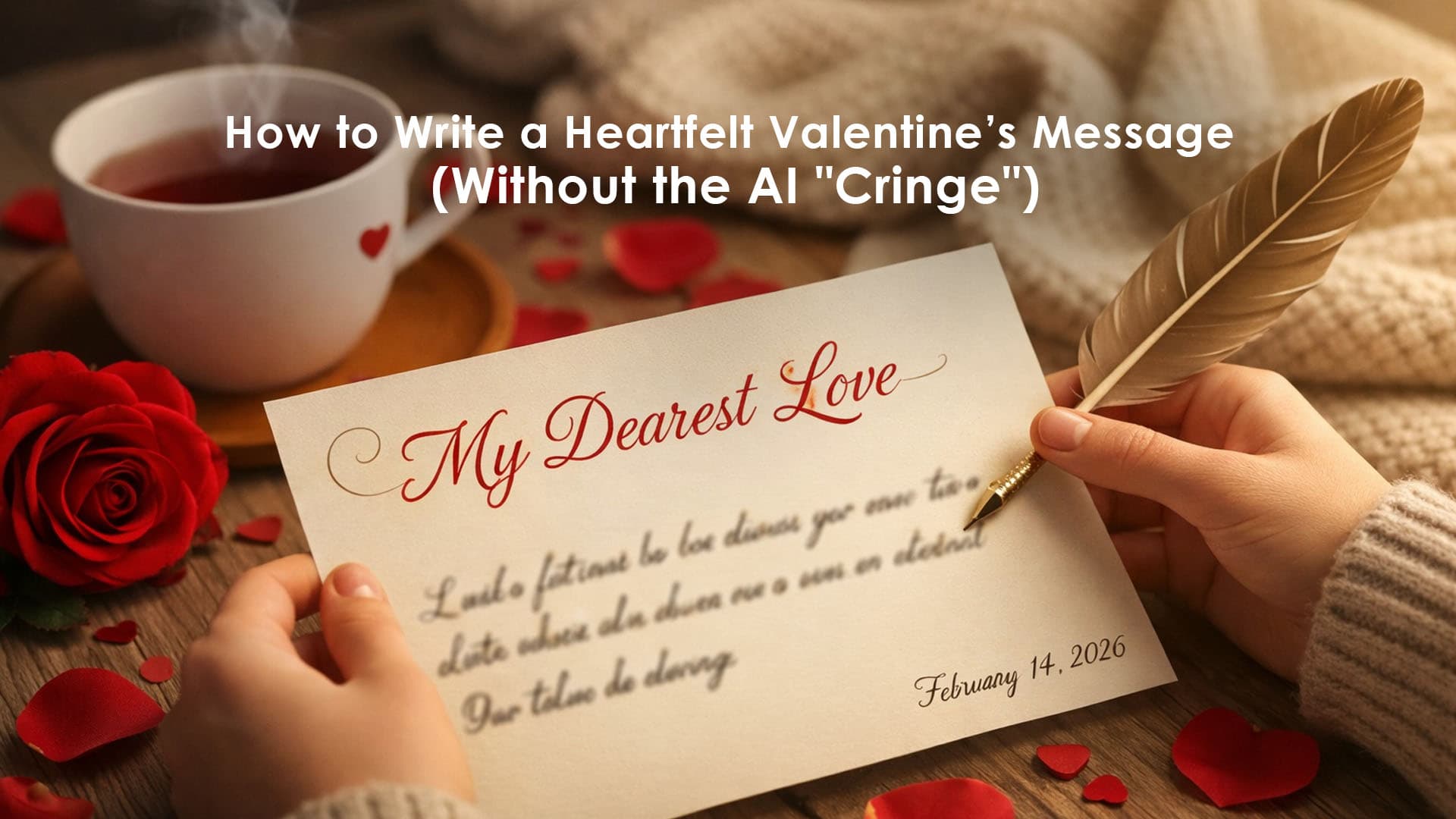 More Than a Prompt: How to Write a Heartfelt Valentine’s Message (Without the AI "Cringe")